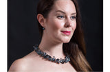 11-12mm Peacock Blue Freshwater Pearl Drop Earrings in Sterling Silver-Pearl Rack