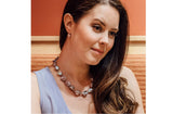 11-12mm Purple Freshwater Pearl Drop Earrings in Sterling Silver-Pearl Rack