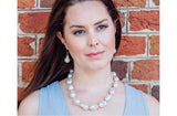 15X25mm Freshwater Baroque Pearl Drop Earrings in Sterling Silver Leverback-Pearl Rack