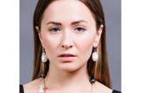 15X25mm Freshwater Baroque Pearl Drop Earrings in Sterling Silver Leverback-Pearl Rack