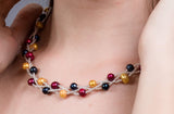 Braided Multi-Color Freshwater Pearl Necklace 7mm-Pearl Rack