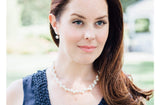 Braided White Freshwater Pearl Necklace 7mm-Pearl Rack