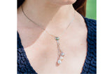 Freshwater Pearl and Sterling Silver (925) Lariat Necklace 9x10mm-Pearl Rack
