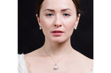 Freshwater Pearl Pendant and Sterling Silver (925) Chain Necklace 12mm-Pearl Rack