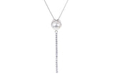 Freshwater Pearl Pendant and Sterling Silver (925) Chain Necklace 9mm-Pearl Rack