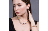 Multi-Color Braided Freshwater Pearl Bracelet 7mm-Pearl Rack