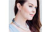 Multi-Color Double Strand Layer Freshwater Pearl Necklace 10mm-Pearl Rack