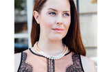 Multi-Color Double Strand Layer Freshwater Pearl Necklace 10mm-Pearl Rack