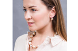 Peach Freshwater Baroque Pearl Necklace-Pearl Rack