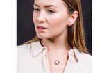 Peach Freshwater Pearl Pendant and Sterling Silver (925) Chain Necklace 9mm-Pearl Rack
