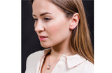 Peach Freshwater Pearl Stud Earrings Sterling Silver 8mm-Pearl Rack
