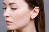 Pink Freshwater Pearl Stud Earrings Sterling Silver 10mm-Pearl Rack