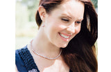 Rice Shape Purple Cultured Freshwater Pearl Dangle Drop Earring with Sterling Silver 9mm-Pearl Rack