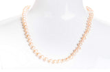 Single Strand Peach Fashion Pearl Necklace 6 mm-Pearl Rack