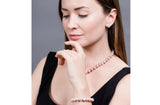 Single Strand Purple Freshwater Pearl Bracelet 8mm-Pearl Rack