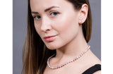 Single Strand Purple Freshwater Pearl Necklace 6mm-Pearl Rack