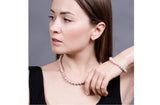 Single Strand Purple Freshwater Pearl Necklace 6mm-Pearl Rack