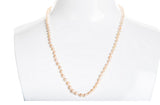 Single Strand Rice Shape Peach Freshwater Pearl Necklace 4mmx5mm-Pearl Rack
