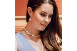 Single Strand White Freshwater Coin Pearl Necklace 14-15mm-Pearl Rack