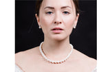 Single Strand White Freshwater Pearl Necklace 9-10mm-Pearl Rack