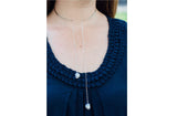 Sterling Sliver Freshwater Pearl Chain Necklace-Pearl Rack
