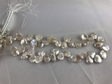 Strand Of Loose White Keshi Pearls-Pearl Rack