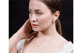 White Freshwater Pearl Heart Pendant and Sterling Silver (925) Chain Necklace 10mm-Pearl Rack