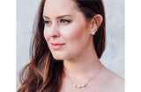 White Freshwater Pearl Stud Earrings Sterling Silver 10mm-Pearl Rack