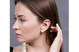 White Freshwater Pearl Stud Earrings Sterling Silver 12mm-Pearl Rack