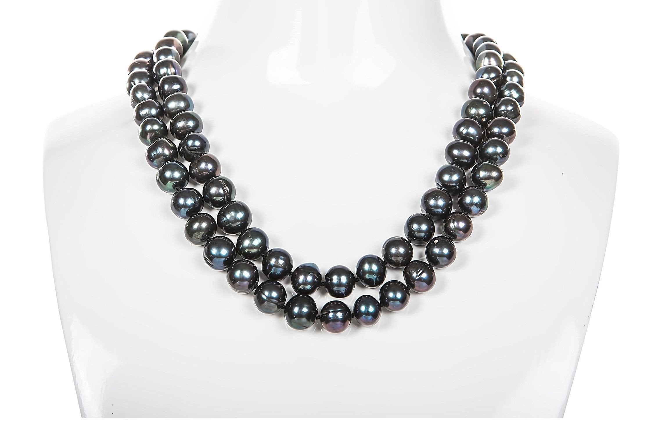 Double Strand Pearl Necklaces