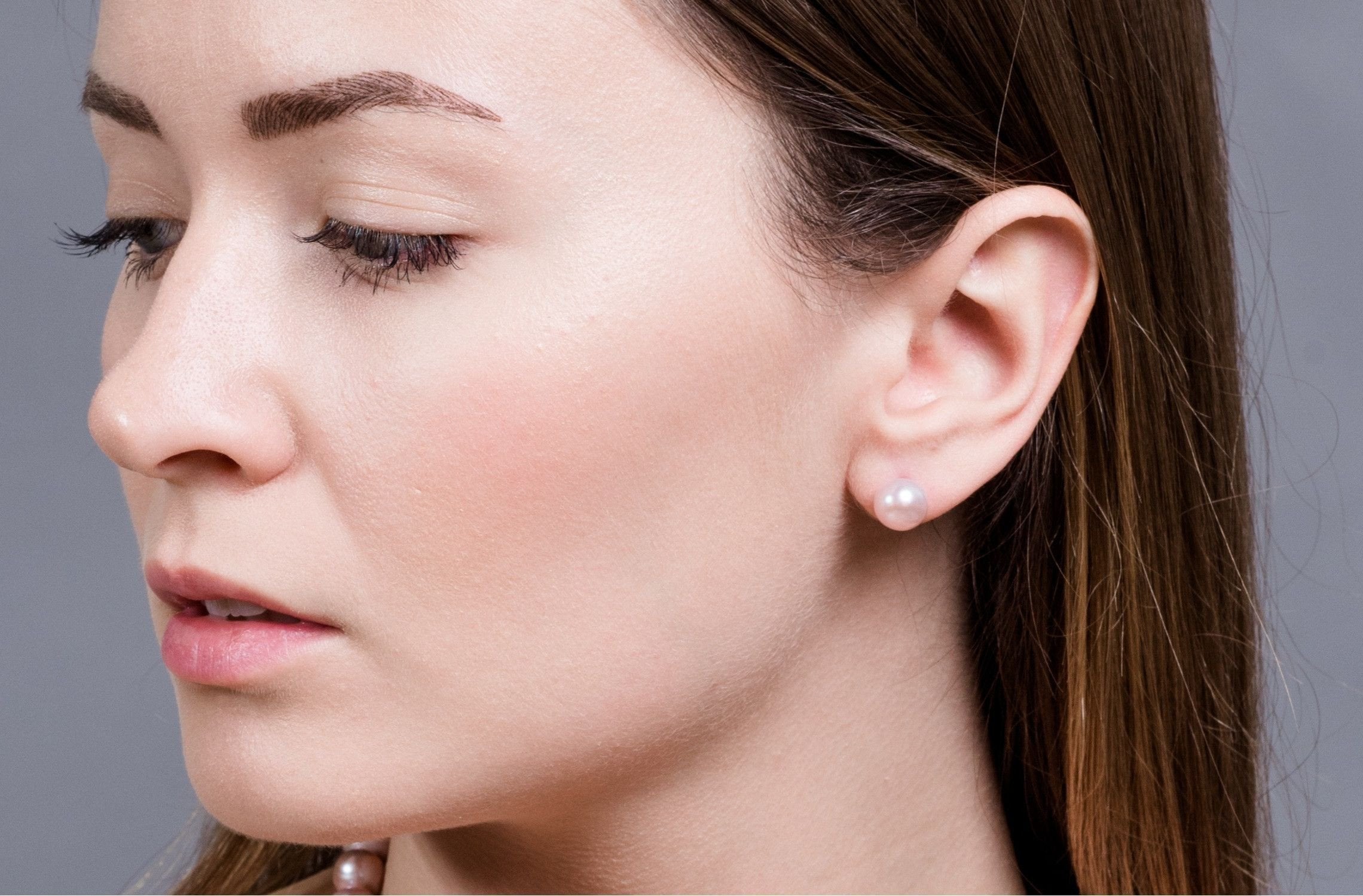 Pink Freshwater Pearl Stud Earrings Sterling Silver 10mm-Pearl Rack