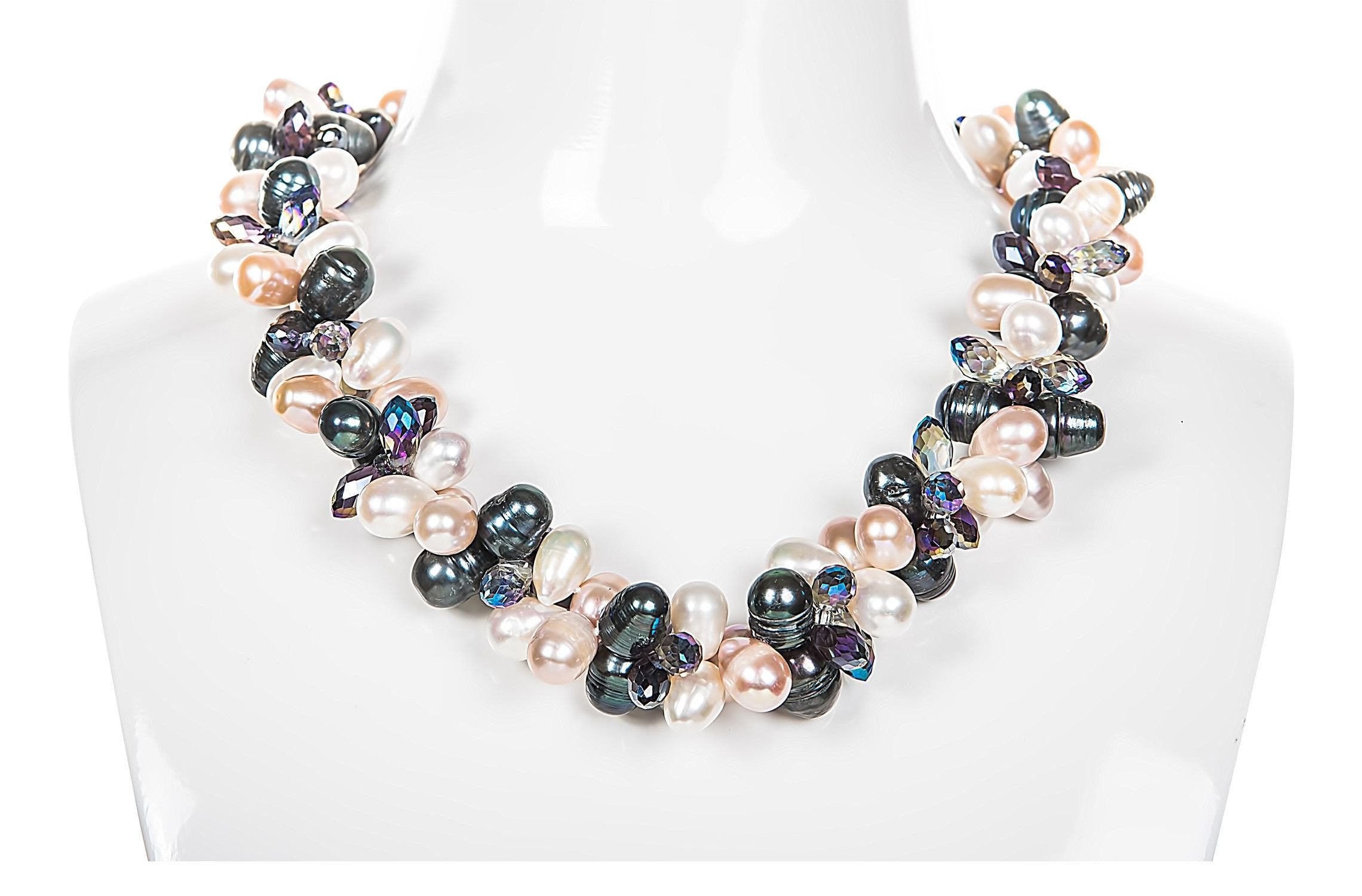 Multicolor Pearl Necklaces
