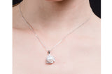 Freshwater Pearl Pendant and Sterling Silver (925) Chain Necklace 10mm-Pearl Rack