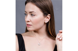 Freshwater Pearl Pendant Chain Necklace-Pearl Rack