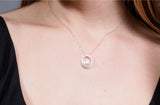 Freshwater Pearl Pendant Chain Necklace-Pearl Rack