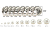 Peach Freshwater Pearl Stud Earrings Sterling Silver 8mm-Pearl Rack