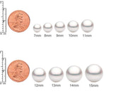 Pink Freshwater Pearl Stud Earrings Sterling Silver 10mm-Pearl Rack