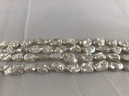 Strand Of Loose Baroque Pearls White-Pearl Rack