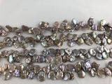 Strand Of Loose Purple Keshi Pearls-Pearl Rack