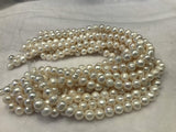 Strands Of Loose Pearls 11mm Off-Round White-Pearl Rack