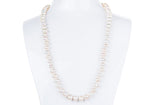 White Off-Round Freshwater Pearl Necklace 8mm-Pearl Rack
